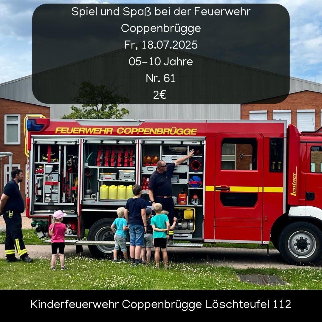 Spiel und Spaß bei der Feuerwehr Coppenbrügge image