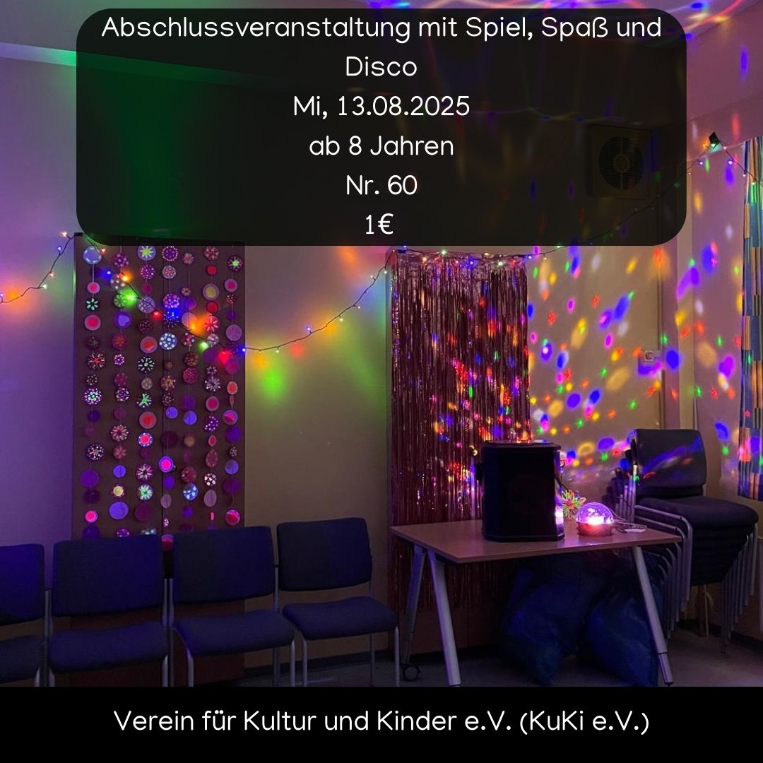 Abschlussveranstaltung mit Spiel, Spaß und Disco   image