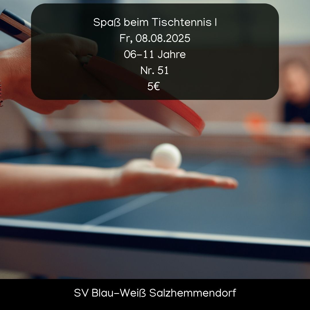 Spaß beim Tischtennis 1 image