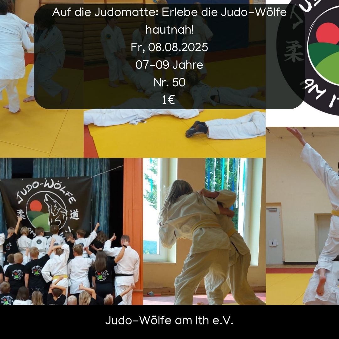 Auf die Judomatte: Erlebe die Judo-Wölfe hautnah! image