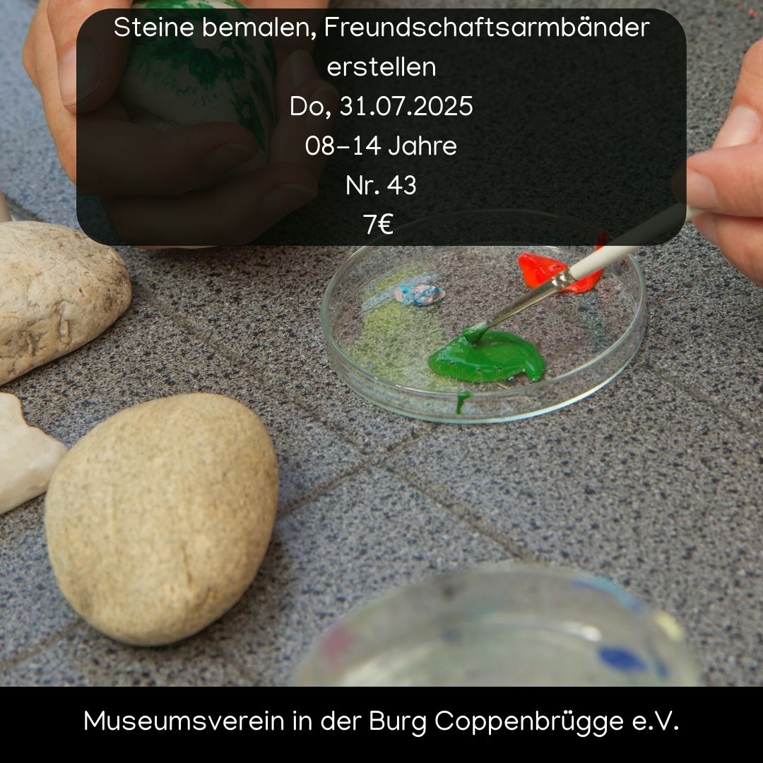 Steine bemalen, Freundschaftsarmbänder erstellen image