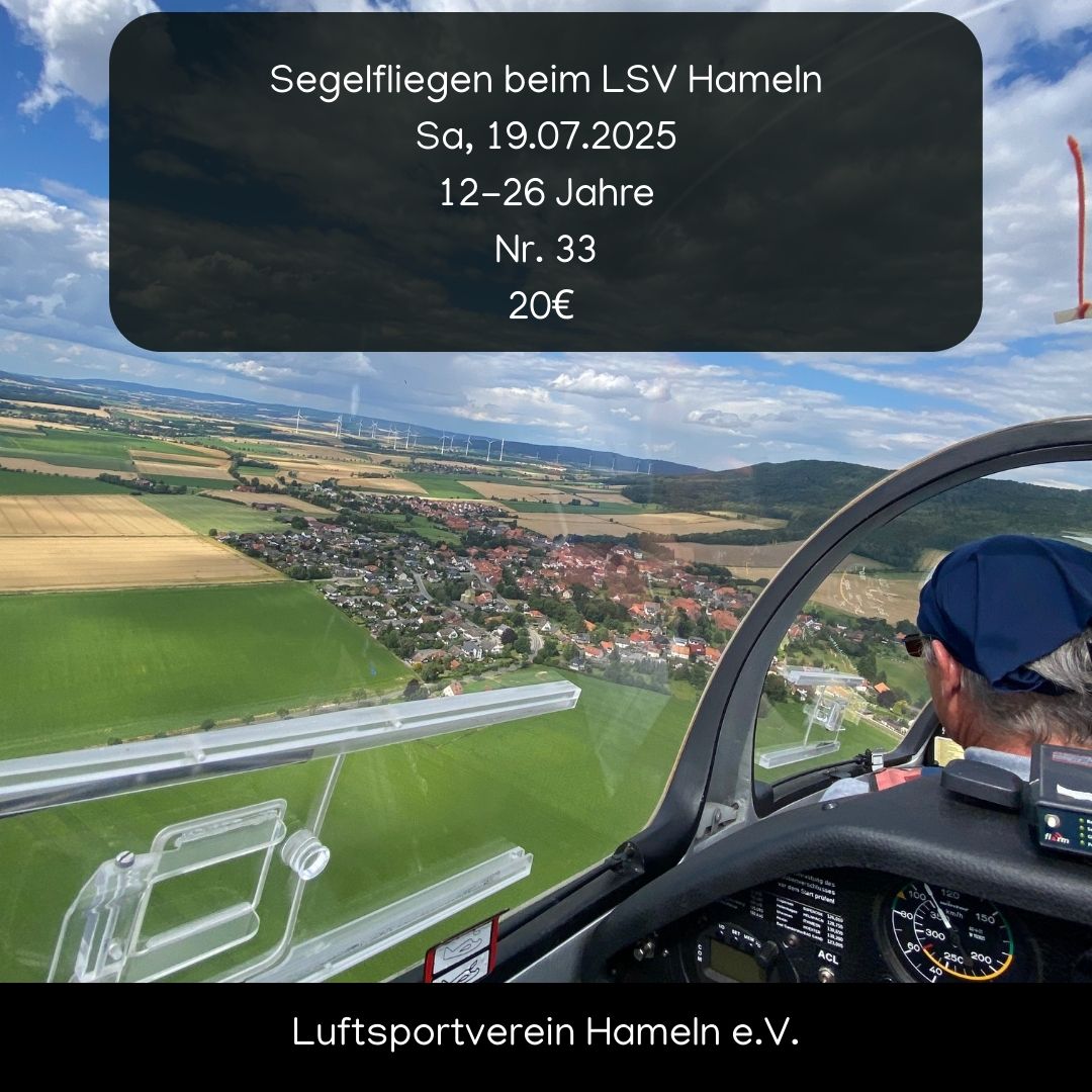 Segelfliegen beim LSV Hameln image