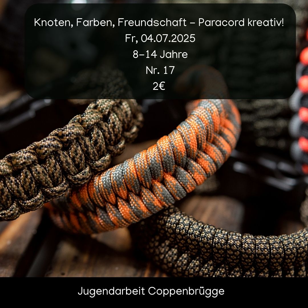 Knoten, Farben, Freundschaft - Paracord kreativ!  image