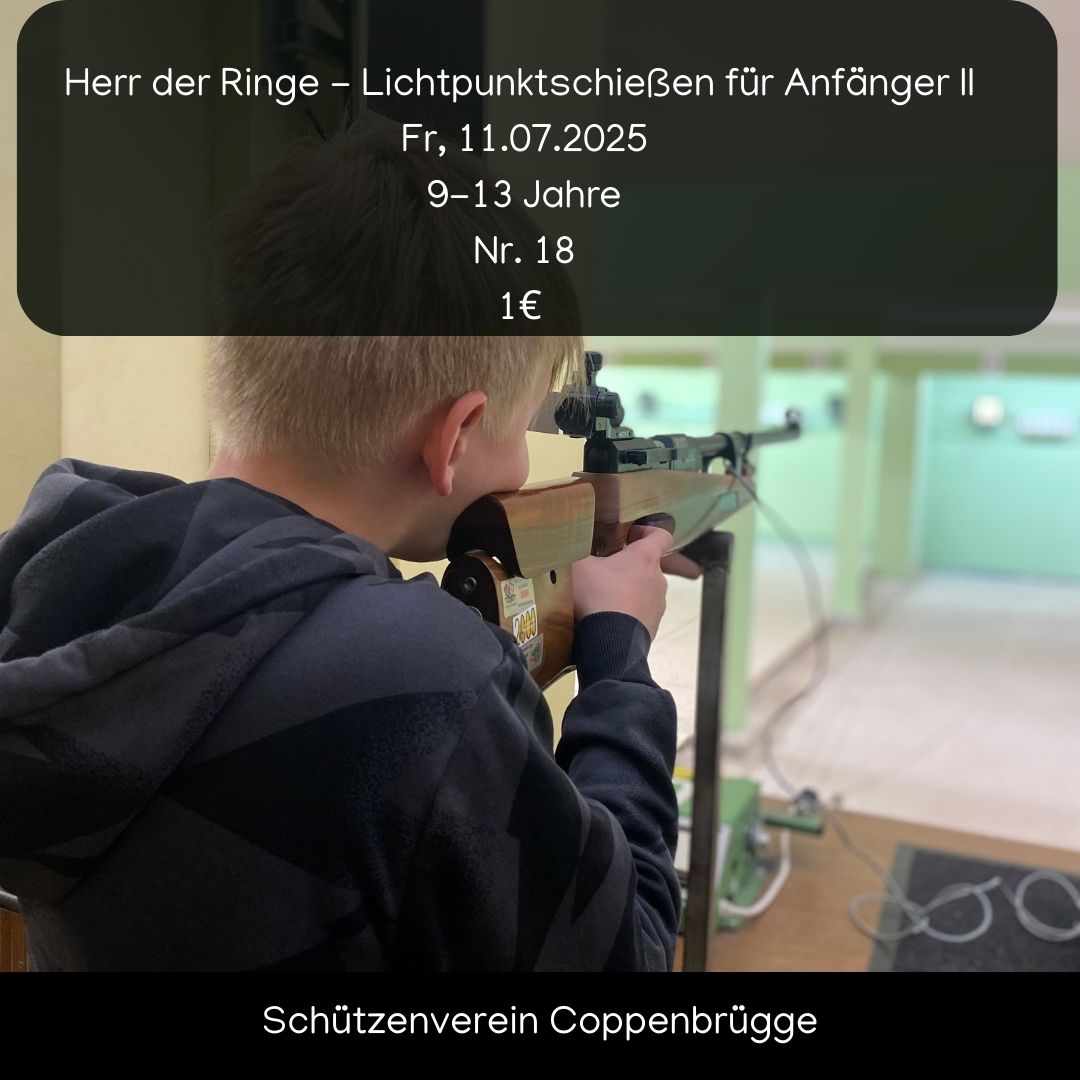 Herr der Ringe - Lichtpunktschießen für Anfänger II  image