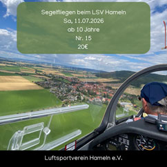 Ferienspaßfliegen beim LSV Hameln image