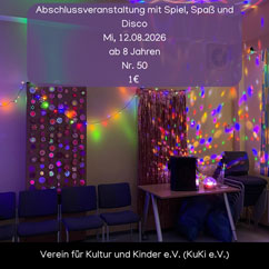 Abschlussveranstaltung mit Spiel, Spaß und Disco   image