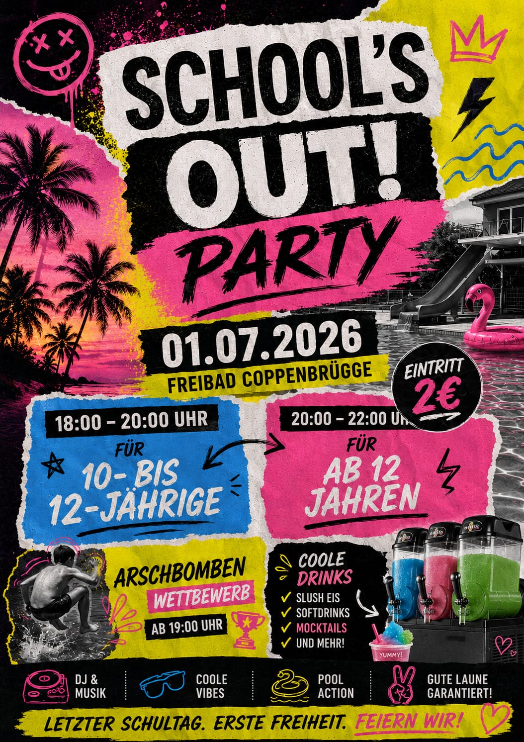Schools out Party image