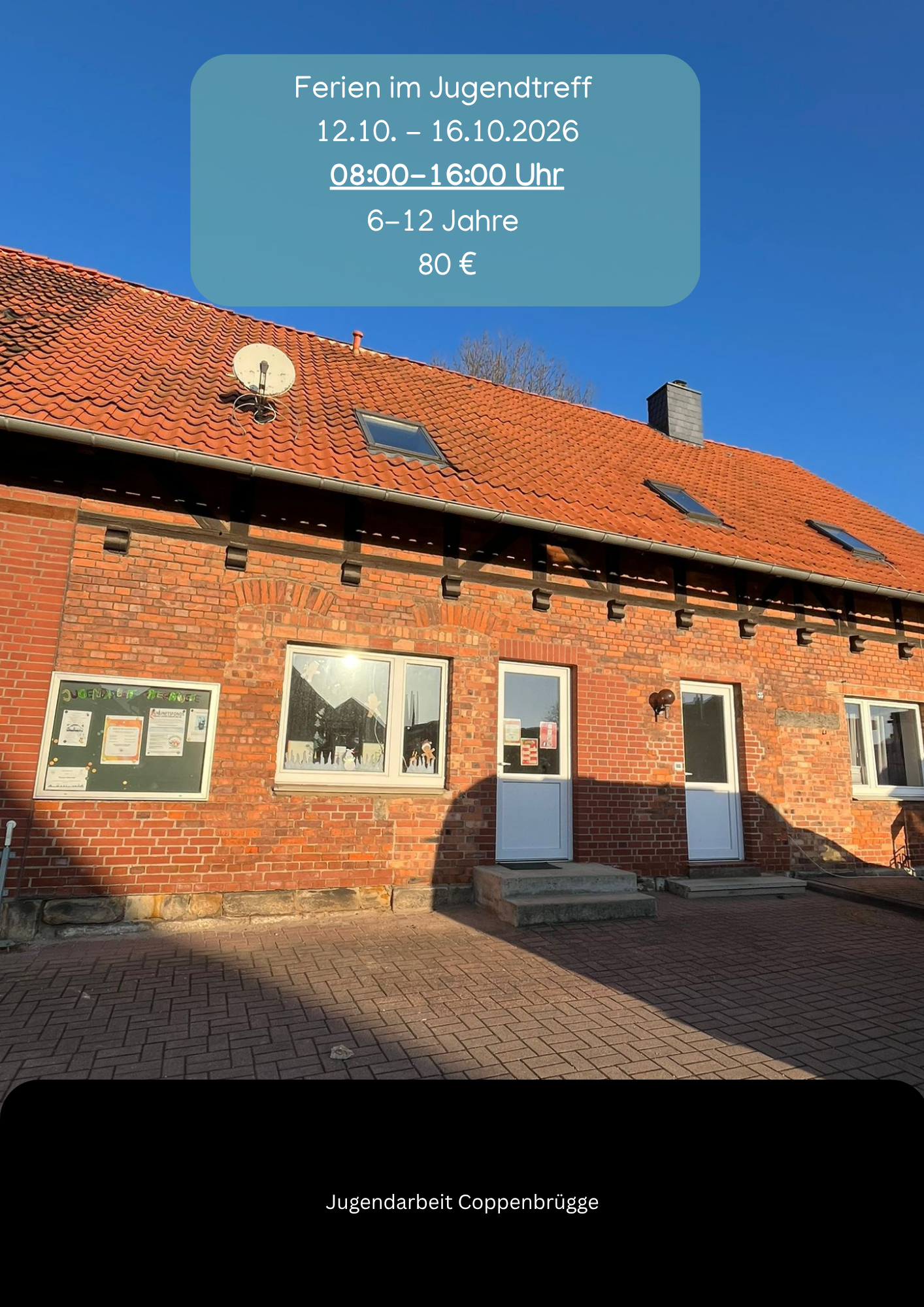 Ferien im Jugendtreff - Herbst 8 bis 16 Uhr image